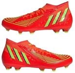 adidas Predator Edge 3 FG 44 rot/gr&uuml;n/schwarz