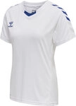 Hummel hmlCORE XK POLY JERSEY S/S WOMAN WHITE/TRUE BLUE L