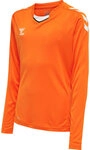 Hummel hmlCORE XK POLY JERSEY L/S KIDS - ORANGE TIGER - 116