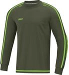 JAKO TW-Trikot Striker 2.0 Khaki/Neongr&uuml;n 116