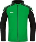 JAKO Kapuzenjacke Performance 44 Soft Green/Schwarz