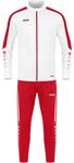 JAKO Trainingsanzug Polyester Power wei&szlig;/rot 128