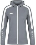 Jako Kapuzenjacke Power steingrau 34