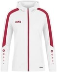 Jako Kapuzenjacke Power wei&szlig;/rot 34