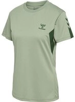 Hummel hmlACTIVE PL JERSEY S/S WOMAN - DESERT SAGE - XS
