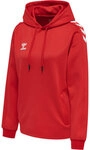 Hummel hmlCORE XK POLY SWEAT HOODIE WOMAN - TRUE RED - XS