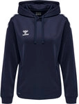 Hummel hmlCORE XK POLY SWEAT HOODIE WOMAN - MARINE - XS