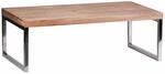 Couchtisch GUNA Massiv-Holz Akazie 120 cm breit Wohnzimmer-Tisch Design dunkel-braun