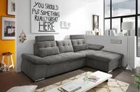 ED Exciting Design Nalo &ndash; Modernes Schlafsofa mit Bettkasten, verstellbaren