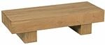 Couchtisch LUCCA Massiv-Holz Akazie 120cm breit Design Wohnzimmer-Tisch dunkel-braun