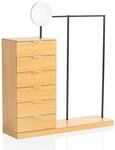 Garderobe Eiche-Dekor 145x165x40 cm Flurgarderobe Modern