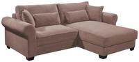 Kleines Ecksofa mit Schlaffunktion und Bettkasten "Angelina" -...