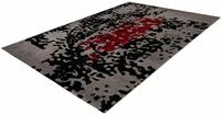 Naila 300 Schwarz / Rot 80cm x 150cm