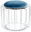 Beistelltisch / Pouf Comfortable 110 Petrol / Silber