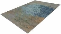 Teppich Blaze 100 Multi / Blau 75cm x 150cm | Flachflor | Jacquard-Teppich