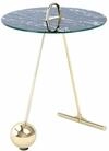 Beistelltisch Pendulum 525 Gold / Schwarz
