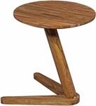 Beistelltisch BOHA Massivholz Sheesham Design Wohnzimmer-Tisch 45 x 45cm rund