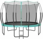 Trampolin &Oslash; 366 cm mit Rei&szlig;verschluss seeblau