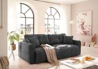Schlafsofa Bullet von ED Exciting Design &ndash; Komfortables Mikrofaser-Sofa mit