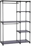 offener Kleiderschrank selbsttragend vertikales Regal