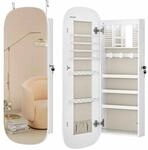 Wandschrank mit Spiegel Oberfl&auml;che in Wei&szlig;