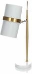 Tischlampe Novum 210 Wei&szlig; / Gold