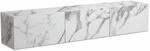 Lowboard H&auml;ngend Marmor-Optik Wei&szlig; 160x30x30 cm TV-Schrank