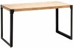 Esszimmertisch 120x60x76 cm Akazie Massivholz Metall Esstisch Industrial