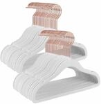 Samtb&uuml;gel mit Haken in Ros&eacute;gold 50er Set