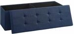 Sitztruhe 110 cm Marineblau