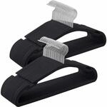Kleiderb&uuml;gel 50er Set 43 x 21 cm tintenschwarz