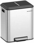 M&uuml;lleimer K&uuml;che metallicsilber