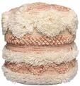 Pouf Bohist 225 Rosa / Creme 50cm x 50cm