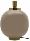 Tischlampe Art Deco 125 Taupe / Gold