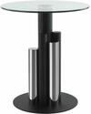 Beistelltisch Ontario 225 Silber / Klar