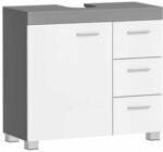 Waschbeckenunterschrank 2 F&auml;cher hinter der T&uuml;r