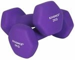 Hantel-Set 2 x 2 kg Lila