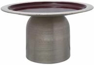 Kuchenplatte Art Deco 225 Silber / Pflaume