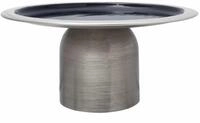 Kuchenplatte Art Deco 325 Silber / Dunkelblau