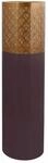 Bodenvase Art Deco 1115 Taupe / Gold