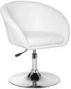 Design Relaxsessel SPM2.158 Loungesessel Kunstleder Cocktailsessel wei&szlig;