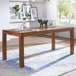 Esstisch MUMBAI Massivholz Sheesham 120 cm Esszimmer-Tisch Holztisch Design