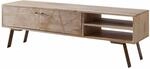 HiFi Lowboard SIKAR Mango Massivholz Landhaus TV Kommode 145x47x35cm