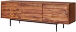 HiFi Lowboard WL5.636 Sheesham Massivholz Landhaus TV Kommode 147x50x38cm