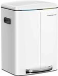 M&uuml;lleimer 40 Liter (2 x 20 L) Wei&szlig;