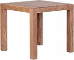 Esstisch MUMBAI Massivholz Akazie 80 cm Esszimmer-Tisch Holztisch Design K&uuml;chentisch
