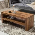 Couchtisch Massiv-Holz Durban Sheesham 110 cm breit Wohnzimmer-Tisch Design braun