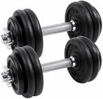 Gusseisen Kurzhantel-Set 30 kg