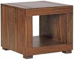 Couchtisch MUMBAI Massiv-Holz Sheesham 50 cm breit Wohnzimmer-Tisch Design