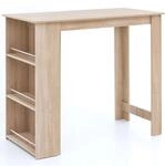 Bartisch WL5.733 Sonoma 120 x 107,5 x 60 cm Stehtisch Holz K&uuml;chenbartisch